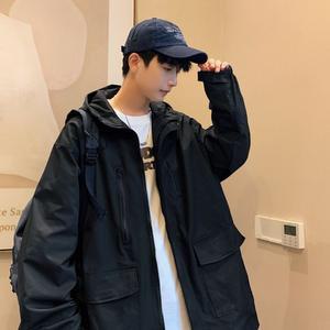 남성용 바람막이 점퍼 가을 캐주얼 자켓 아우터 멀티 집업 야상 CH3