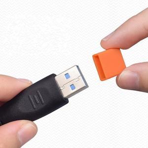 10Pcs 실리콘 USB 남성 안티 먼지 플러그 스토퍼 캡 커버 보호자 뚜껑
