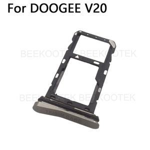 새로운 오리지널 DOOGEE V20 SIM 카드 TF 트레이 홀더 슬롯 어댑터 액세서리 Doogee 스마트 폰용