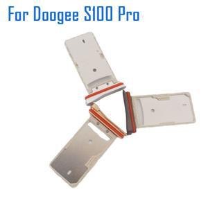 오리지널 DOOGEE S100 프로 SIM TF 카드홀더 트레이 슬롯 교체 액세서리 스마트폰용 신제품