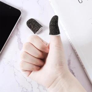 1쌍 내구성 게임 손가락 간이 침대 부드러운 엄지 장갑 편안한 모바일 튼튼한