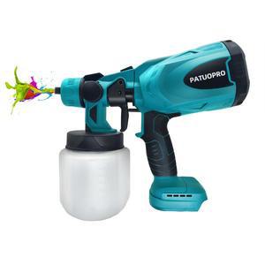 나무 울타리 가구 캐비닛 벽용 전기 페인트 분무기 총 Makita 18v 배터리에 제외)