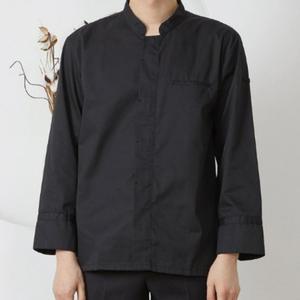 셔츠조주방복 위생 주방셔츠 서빙복 블랙 잇템 트렌드 서빙셔츠 식당유니폼 xL 셰프셔츠