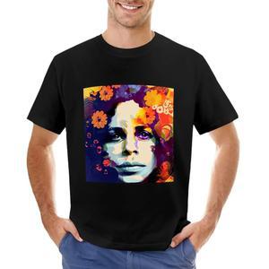 Gal Costa 플라워 티셔츠 빈 소년 빈티지 의류 디자이너