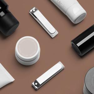 Xiaomi Mijia 스테인레스 스틸 손톱깎이 안티 스플래시 커버 트리머 페디큐어 케어 전문 파일 클립
