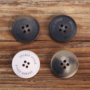 10pcs 매트 클래식 버튼 독특한 스타일 로고 캐주얼 바지 자켓 정장 바느질 액세서리 공예 품 Black Mens O