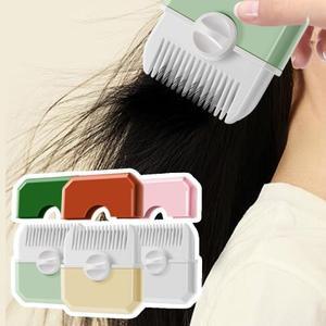 2in 1 앞머리 트리머 스타일링 도구 블레이드 교체 가능한 헤어 커팅 빗 아기 여성 미용