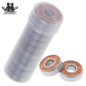 10 pcs ILQ-11 스케이트 스쿠터 아니 소음 오일 윤활 부드러운 스케이트 스쿠터 베어링 longboard 속도 인