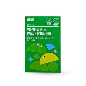 웰릿 이뮨베라 키즈 면역젤리 20g 14포 / 알로에베라