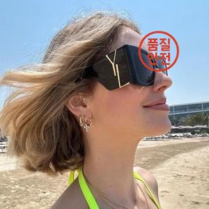 남자 오토바이 선글라스 장식을위한 유럽 미국의 새로운 패션 복고풍 대형 프레임 나비 모양의 여성