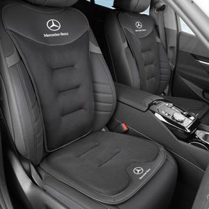 벤츠 자동차 좌석 얼음 실크 쿠션 패드 메르세데스 벤츠 AMG B C E S 클래스 A180 W212 C200 용 미끄럼 방