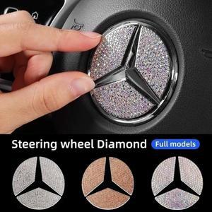 벤츠 벤츠 AMG 자동차 스티어링 휠 엠블럼 다이아몬드 액세서리 메르세데스 W205