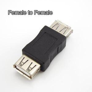 [누리사운드]USB 2.0 유형 A 암-암 커플러 어댑터 커넥터 남성-남성 연장 케이블 PC 노트북 용 미니 체인저