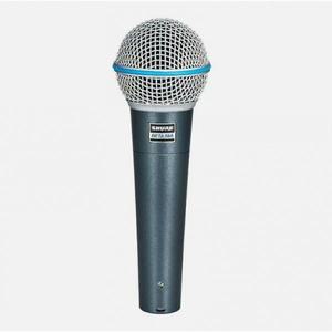Shure New Beta58A 슈퍼Cardioid 다이나믹 보컬 마이크 빠른 배송ping 마이크로폰 연결 이어폰 스탠드 케이