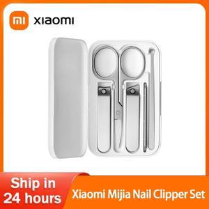 5 in Xiaomi Mijia 손톱깎이 도구 세트 페디큐어 케어 클리퍼 Earpick 네일 파일 전문 미용 도구 네일 커터 트리머