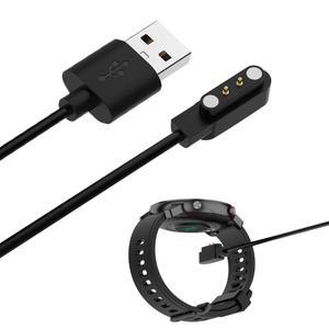 00cm Smartwatch USB 충전 케이블 충전기 홀더 Xiaomi Haylou Solar LS05 용 스마트 시계 도크 코드 와이어 충전기 어댑터