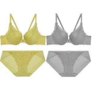 (선물포장) 프리컷 브라햄팬티세트 2종 택1 BRBP321MULGY