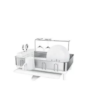 [롯데백화점]심플휴먼 [Simplehuman]심플휴먼 디럭스 와인 식기건조대 2 화이트 / SPH-KT1190