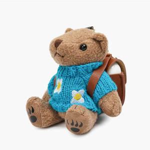 [롯데백화점]베어파우 BEARPAW BEAR DOLL (에그그) 곰인형 키링 에어팟케이스 ACBP004139RA 블루패턴