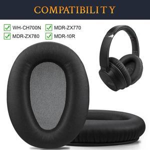 [누리SOUND]폼이어 패드 쿠션 가죽 이어패드, 소니 호환용 WH-CH700N MDR-ZX780 ZX780DC, 헤드폰용, 1 쌍