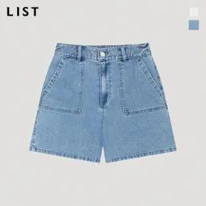 리스트 포켓 백 밴딩 숏 데님 팬츠 TSMSPP6201