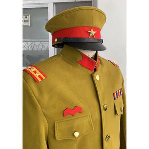군복 고위 연극 전투복 공산당 의상 인민군 상하의세트 강황색 신장170CM전후