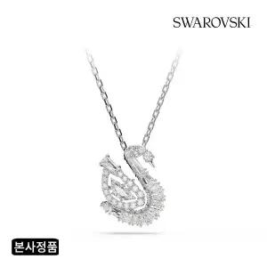[스와로브스키](강남점)[사은품 증정][본사정품/쇼핑백증정] Swan 화이트 로듐 목걸이 5732412