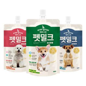 에버그로 펫밀크 150ml 3종 (눈+관절/피부+모발/초유함유)