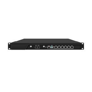 HUNSN 1U 방화벽 장치 10GB, OPNense, VPN, 네트워크 랙마운트, 코어 I7 14700, RJ16, H61 / B660, 인텔 2.5GbE I226-V 6개, SFP+ 82599ES 2개, 32G RAM, 256G SSD