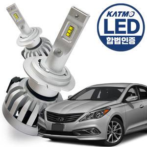 그랜저HG(11~16년) 합법인증 더룩 루나 LED 전조등 자동차 헤드라이트 램프 자동차 전구 H7