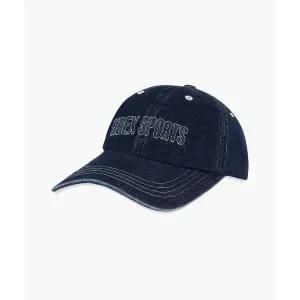 에이치댁스 워시드 스티치 데님 볼캡 Blue S9