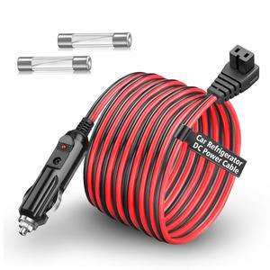12볼트 자동차 냉장고 DC 전원 케이블 12V/24V 쿨러 공급 코드, 알피쿨, 셋파워, 조이투투스, 코스트웨이, ARB, ICECO, 부게RV, 보데가 휴대용 10FT와 호환 가능