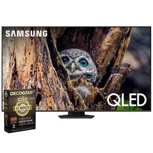 QN85Q80DAFXZA 85인치 QLED 4K 스마트 TV 번들, 1년 CPS 향상 보호