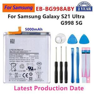 EB-BG998ABY 교체 배터리, 삼성 호환 갤럭시 S21 울트라 G998 5G 휴대폰 5000mAh, 신제품