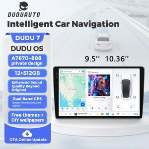 DUDUAUTO DUDU4 DUDU5 DUDU6 DUDU7 안드로이드 13 라디오 GPS 기아 혼다 Toyota + Navi 범용 12G 현대 9.5/10.36 인치 512GB 자동차 VW