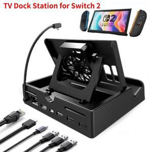 스위치독 미니독 스위치 2용 TV 도킹 스테이션 4K60Hz HDMI 어댑터 C 포트USB 포트  닌텐도 스위치 2 멀티