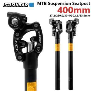 SR Suntour NCX MTB 서스펜션 시트 포스트 400mm 산악 자전거 27.2mm Dropper 튜브 28.6 30.9 안장