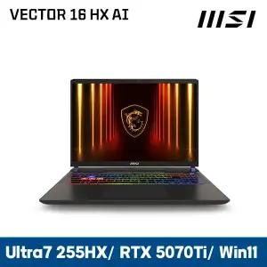 T) MSI 벡터 16 HX AI A2XWHG-U7 QHD+ Win11 (32GB 램/ NVMe 2TB 교체 장착) + MSI백팩 마우스