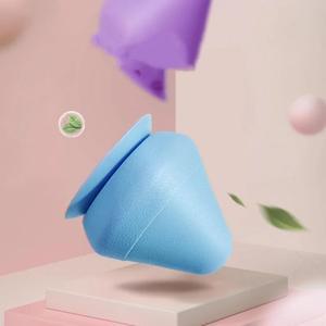 근막 마사지 볼 - 발바닥/요추/어깨 통증 및 경락 자극을 위한 실리콘 바디 롤러(원뿔형 그립)