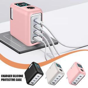 Anker Zolo 140W 4포트 충전기 실리콘 보호 헤드 임팩 방지 안티  케이스 커버 A7Q7