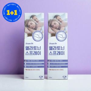 [1+1] 해피카사 드림온 멜라토닌 스프레이 수면 테라피 100ml 2개