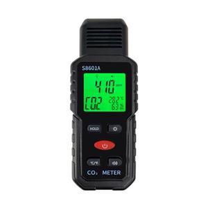판매 3 in 1 CO2 측정기 공기 품질 모니터 휴대용 5000Ppm 이산화탄소 ℃ / 감지기 S8601A