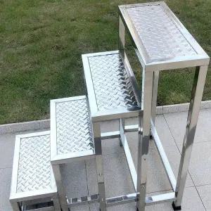철계단 철제 계단 작업 3단 이동식 논슬립 이동식