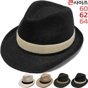 CAP180407-대두 빅사이즈 큰모자 빅사이즈 페도라 중절모 여름 골프 모자