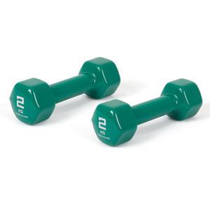 IW PVC 컬러 아령 2kg (2개입 1세트)