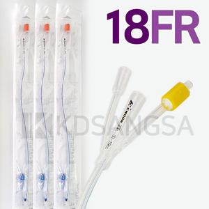 세운 멸균 폴리카테타 3way 18FR 1개 소변줄 카테터