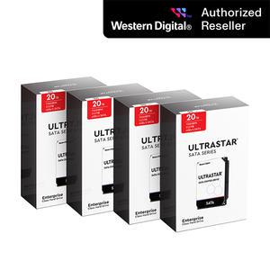 [공식판매원] WD ULTRASTAR HC560 3.5 20TB 7200RPM 4PACK HDD 하드디스크 WUH722020ALE6L4