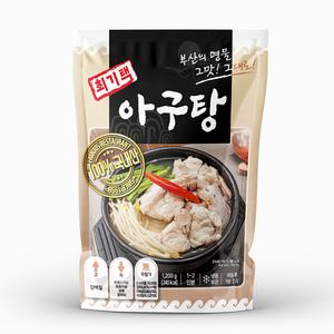 [부산세일페스타] 아구탕밀키트1.2kg / 맑은아구탕 아귀지리탕 해장용 캠핑용 간편한 술안주