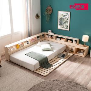 [ENEX]NEW 본 삼나무 원목 침대 깔판(Q)-매트리스 불포함