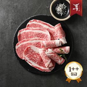 [엄마네한우] 1++등급(7-9) 투뿔한우 차돌박이 냉장 200g